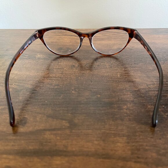 Betsey Johnson Cat Eye Frames Only Tortoiseshell Brown Women’s Glasses Designer - Picture 8 of 9